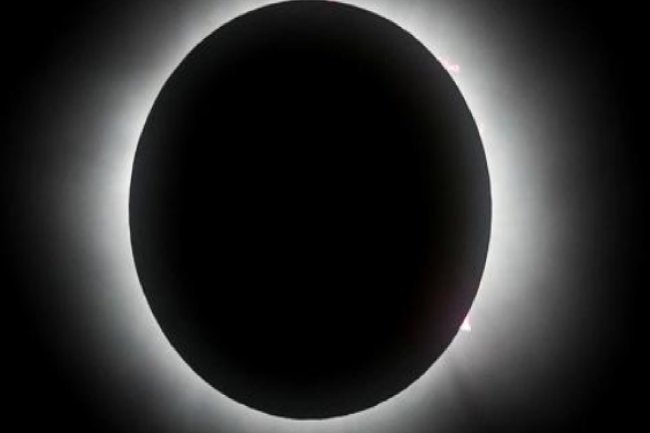 Total solar eclipse in North America
