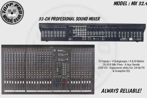 32-Channel Professional Sound Amplifier