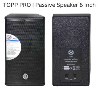 TOPP PRO Passive Speaker 8 Inch