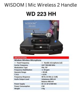 WISDOM Mic Wireless 2 Handle WD 223 HH