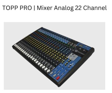 Topp PRO Mixer Analog 22 Channel